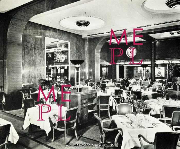 : RMS Mauretania, Restaurant : RMS Mauretania, Restaurant