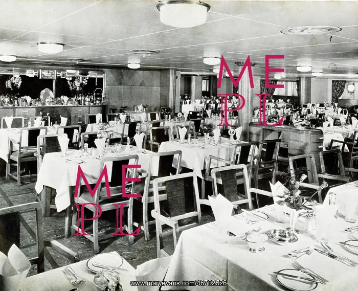 : RMS Mauretania, Restaurant : RMS Mauretania, Restaurant