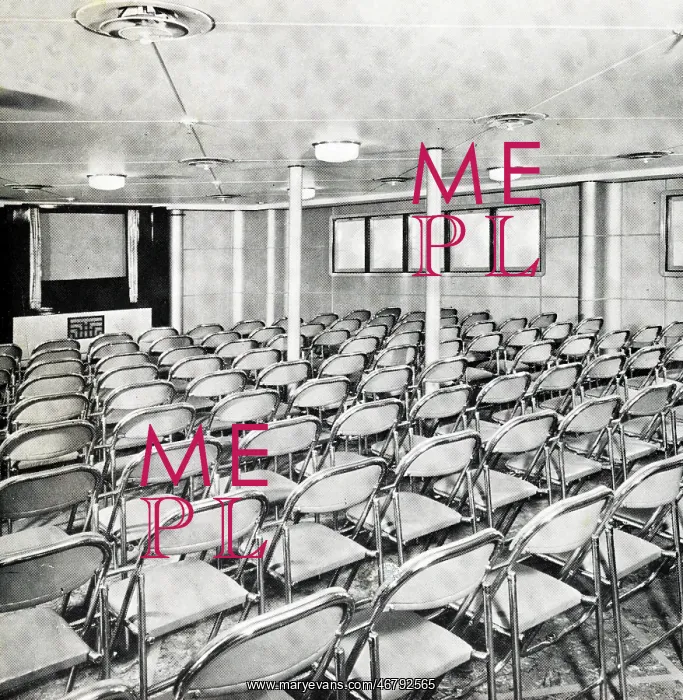 : RMS Mauretania, Theatre : RMS Mauretania, Theatre