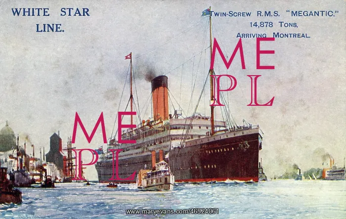 : RMS Megantic - White Star Line : RMS Megantic - White Star Line