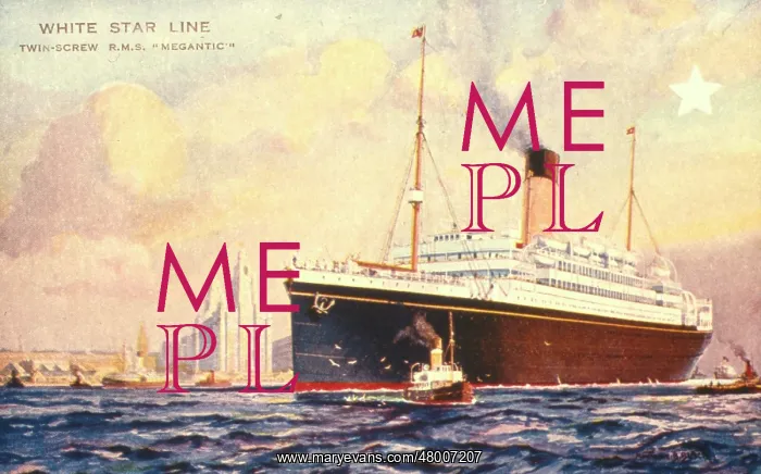 : RMS Megantic of the White Star Line : RMS Megantic of the White Star Line