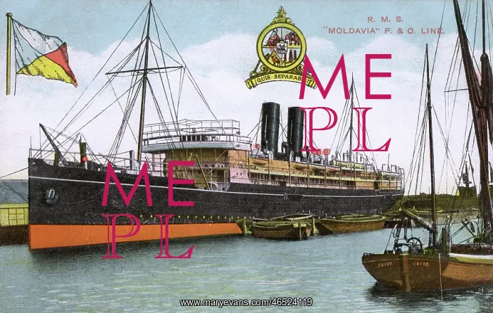 : RMS Moldavia - P&O Line : RMS Moldavia - P&O Line