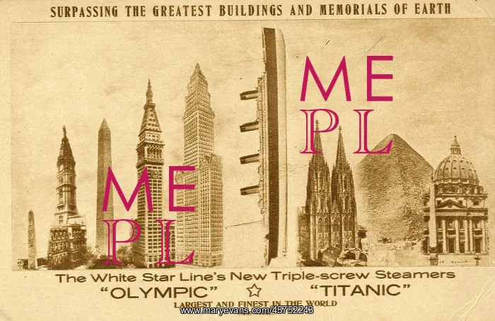 : RMS Olympic andTitanic - compared to building heights : RMS Olympic andTitanic - compared to building heights