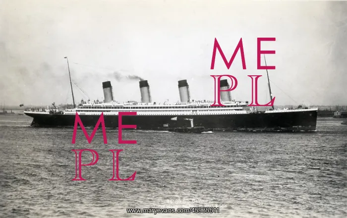 : RMS Olympic, arriving in New York : RMS Olympic, arriving in New York