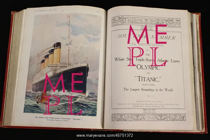 : RMS Olympic and Titanic - The Shipbuilders volume : RMS Olympic and Titanic - The Shipbuilders volume