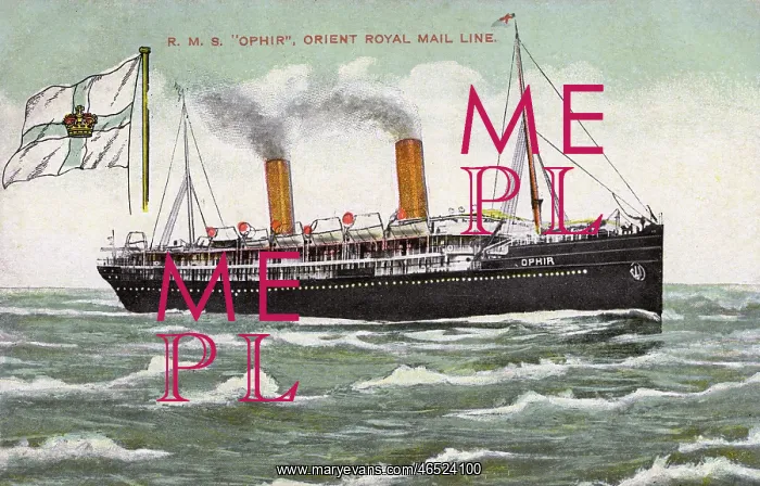 : RMS Ophir - Orient Steam Navigation Company : RMS Ophir - Orient Steam Navigation Company