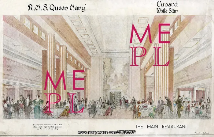 : RMS Queen Mary - The Main Restaurant : RMS Queen Mary - The Main Restaurant