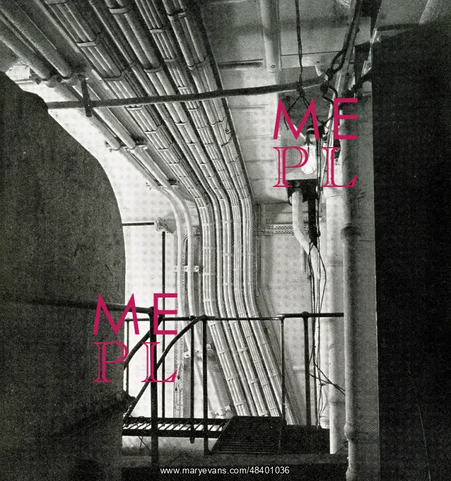 : RMS Queen Mary, miles of protected cabling : RMS Queen Mary, miles of protected cabling
