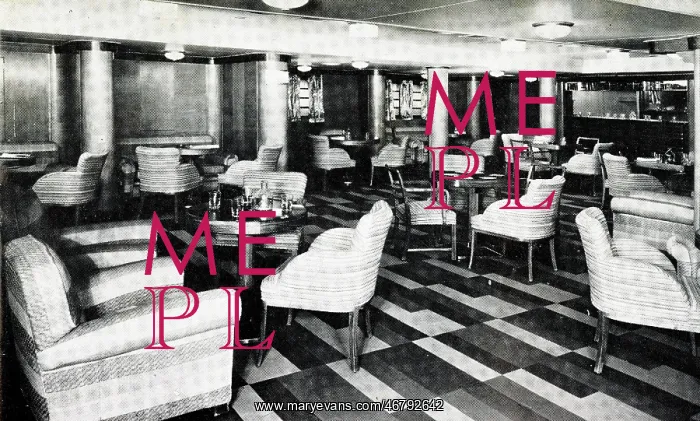 : RMS Queen Mary, Smoking Room : RMS Queen Mary, Smoking Room