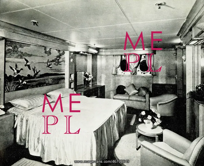 : RMS Queen Mary, Stateroom : RMS Queen Mary, Stateroom