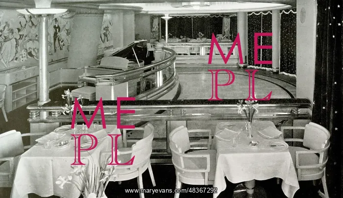  : RMS Queen Mary, Veranda Grill on Sun Deck