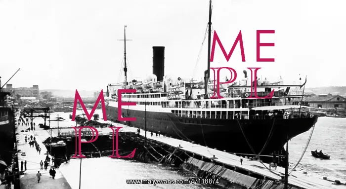  : RMS Samaria in Yokohama, Japan