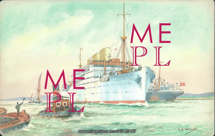  : RMS Strathnaver on the Lower Thames