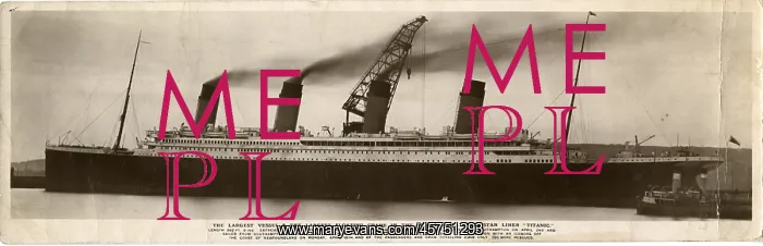 : RMS Titanic - post-disaster postcard : RMS Titanic - post-disaster postcard