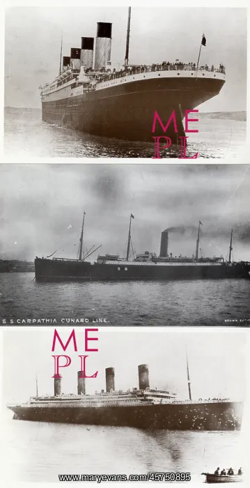 : RMS Titanic and RMS Carpathia : RMS Titanic and RMS Carpathia