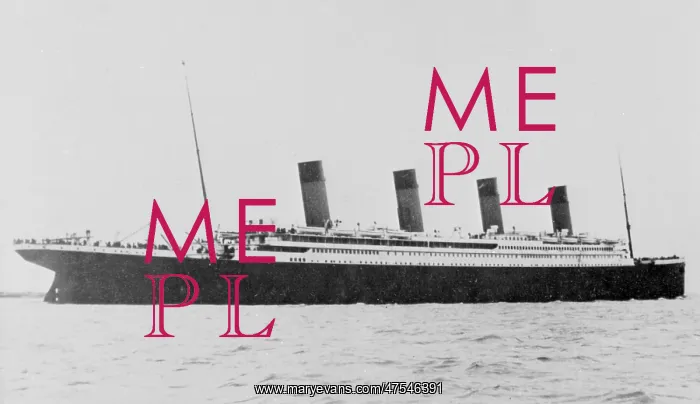 : RMS Titanic at sea : RMS Titanic at sea