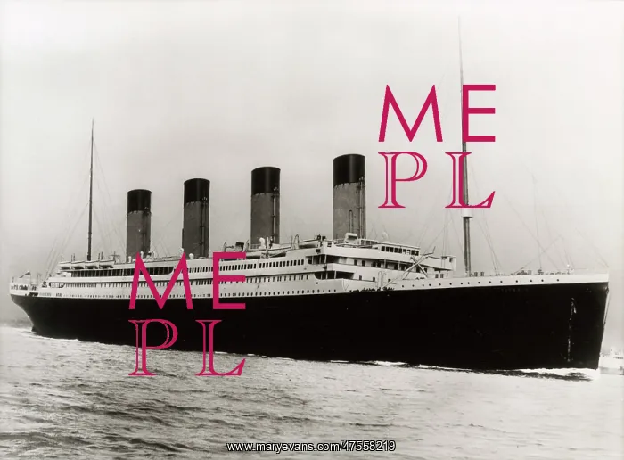 : RMS Titanic at sea : RMS Titanic at sea