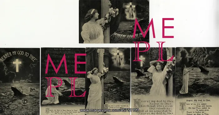 : RMS Titanic - set of six postcards : RMS Titanic - set of six postcards