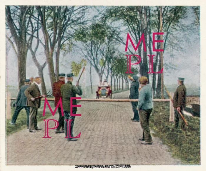 : ROAD BLOCK / GERMANY / 1921 : ROAD BLOCK / GERMANY / 1921
