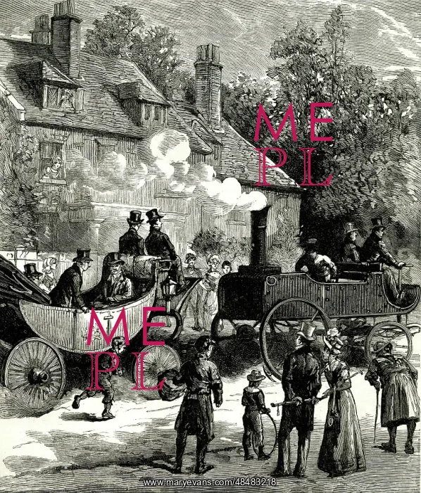 : The Road Engine, built by Richard Trevithick : The Road Engine, built by Richard Trevithick
