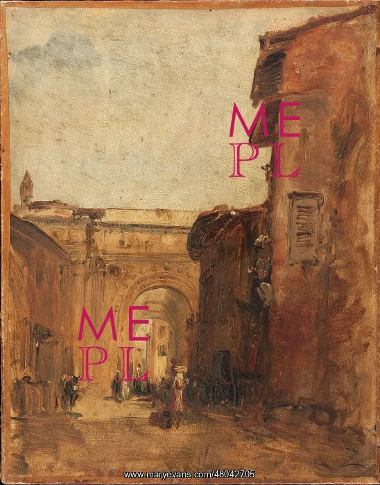 : A road in Florence, Italy : A road in Florence, Italy