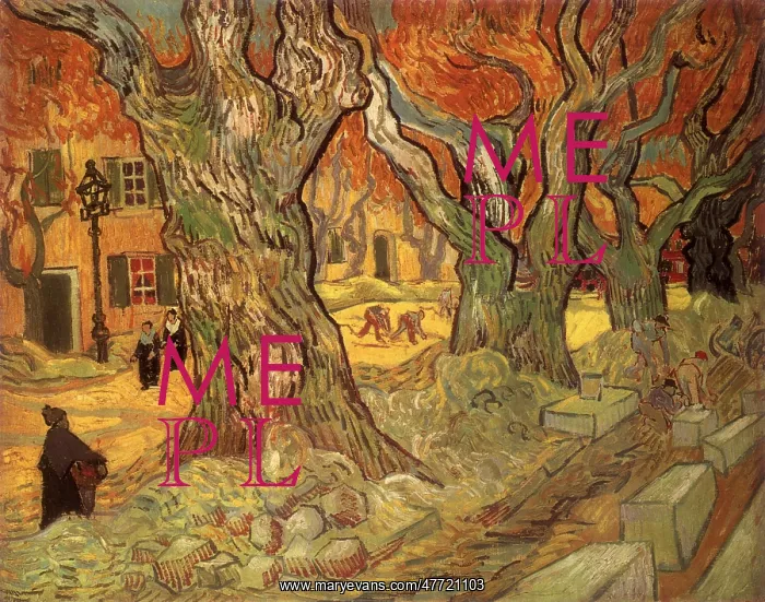 : Road Menders, by Van Gogh : Road Menders, by Van Gogh