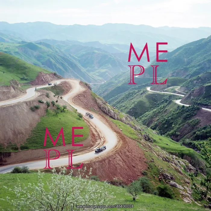 : Road to Nurek HPP, 1977 : Road to Nurek HPP, 1977