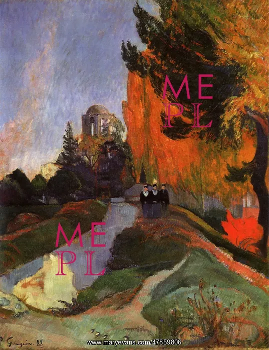 : Road to Pavilion, by Gauguin : Road to Pavilion, by Gauguin
