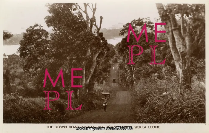 : Down Road, Signal Hill, Wilberforce, Sierra Leone, Africa : Down Road, Signal Hill, Wilberforce, Sierra Leone, Africa