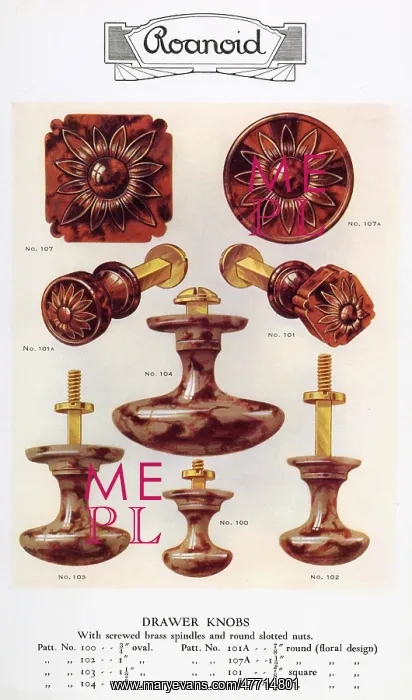 : Roanoid bakelite drawer knobs : Roanoid bakelite drawer knobs