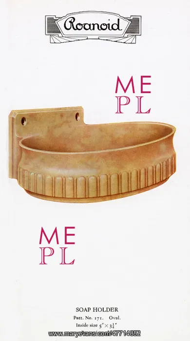 : Roanoid bakelite soap holder : Roanoid bakelite soap holder
