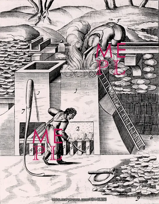 : Roasting gold ore in order to recover the precious : Roasting gold ore in order to recover the precious