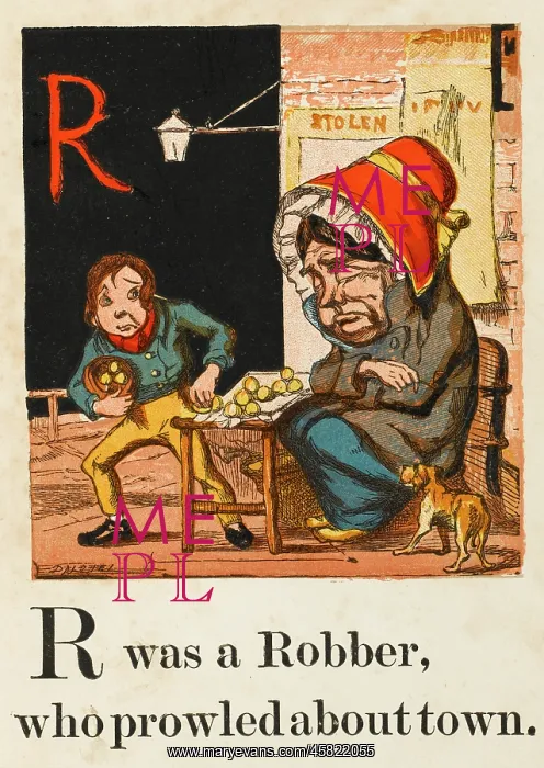 : ROBBER STEALS FRUIT / 1867 : ROBBER STEALS FRUIT / 1867