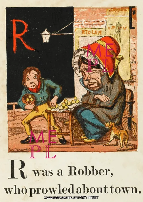 : ROBBER STEALS FRUIT / 1867 : ROBBER STEALS FRUIT / 1867