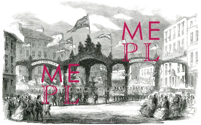 : ROBERT BURNS centenary procession : ROBERT BURNS centenary procession