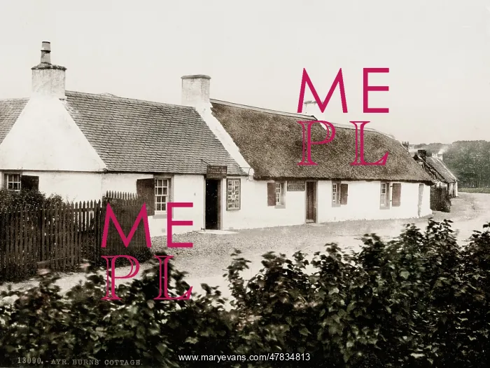 : Robert Burns cottage, Ayr, Scotland : Robert Burns cottage, Ayr, Scotland