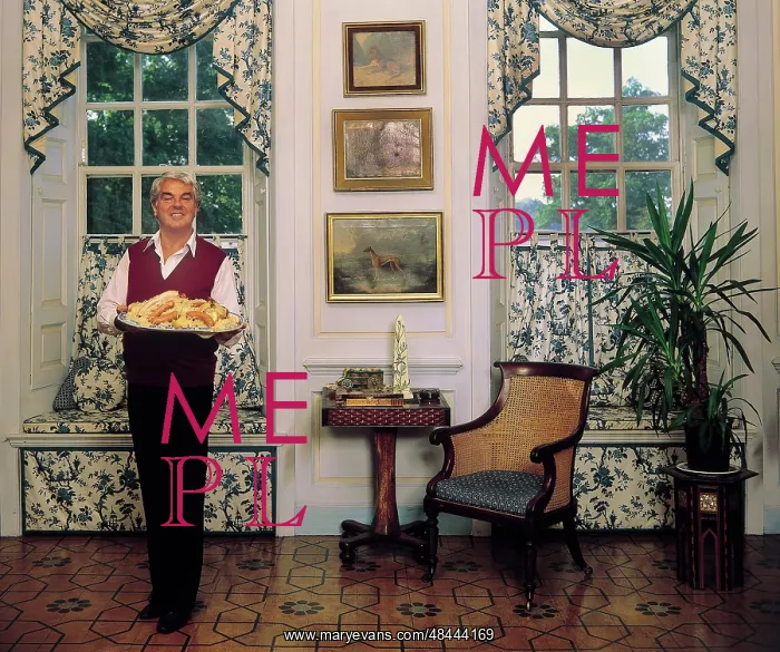  : Robert Carrier at home