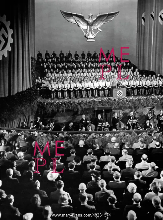 : Robert Ley at the opening of the Kriegsberufswettkampf of : Robert Ley at the opening of the Kriegsberufswettkampf of