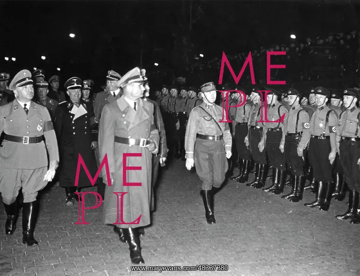 : Robert Ley and Rudolf Hess in Hamburg, 1937 : Robert Ley and Rudolf Hess in Hamburg, 1937