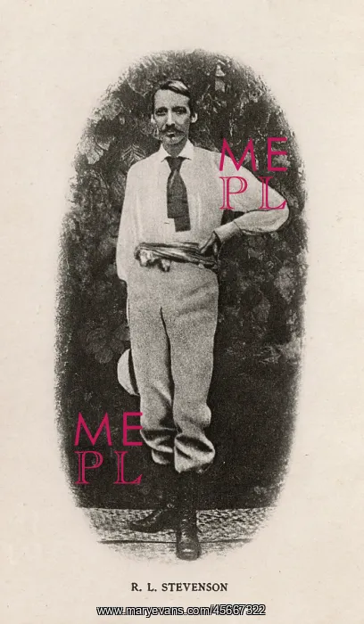 : Robert Louis Stevenson - at Vailima, Samoa - last portrait : Robert Louis Stevenson - at Vailima, Samoa - last portrait