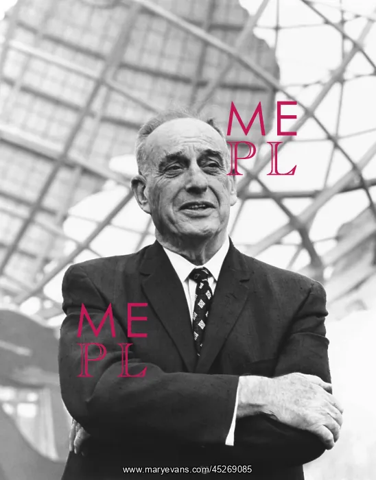 : Robert Moses in front of the New York's World Fair : Robert Moses in front of the New York's World Fair