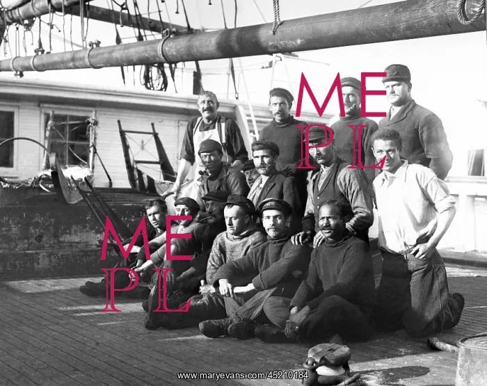 : Robert Peary's Arctic exploration team on ? : Robert Peary's Arctic exploration team on ?