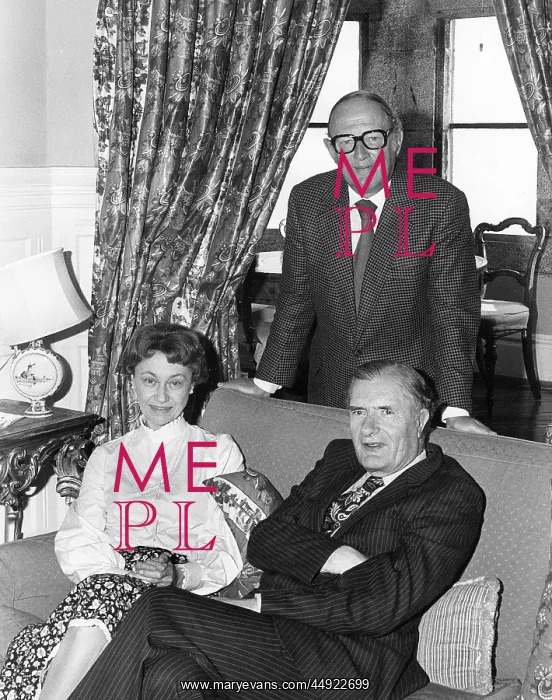 : Robert Robinson with Lord & Lady St Levan, Cornwall : Robert Robinson with Lord & Lady St Levan, Cornwall