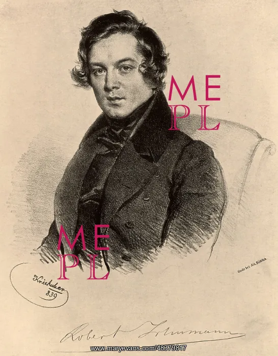 : Robert Schumann (1810-1856) German Romantic composer : Robert Schumann (1810-1856) German Romantic composer
