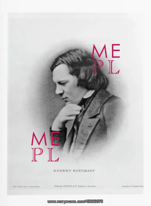 : Robert Schumann, photograph : Robert Schumann, photograph