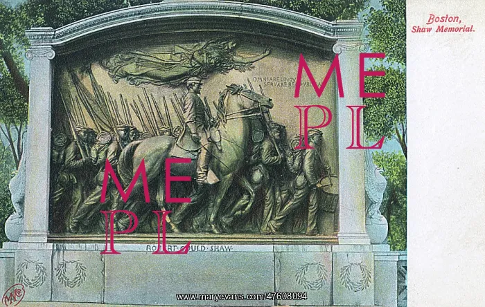 : Robert Shaw Monument, Boston, Massachusetts, USA : Robert Shaw Monument, Boston, Massachusetts, USA