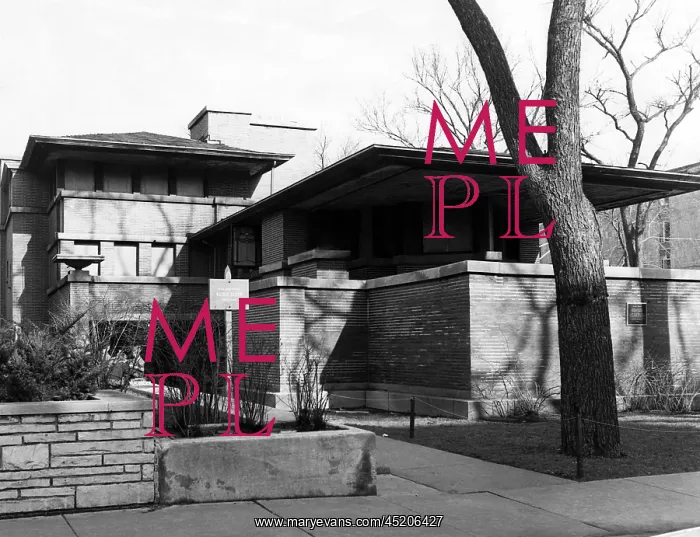 : The Robie House, designed by Frank Lloyd ? : The Robie House, designed by Frank Lloyd ?
