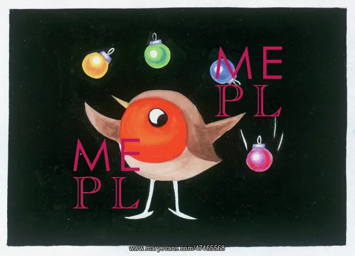  : Robin Juggling with Christmas Tree Baubles