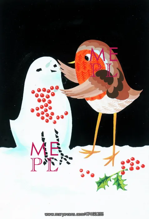 : Robin making a Snow Robin : Robin making a Snow Robin