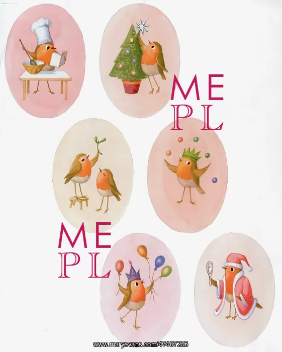 : Robins at Christmas ? cooking, juggling etc : Robins at Christmas ? cooking, juggling etc